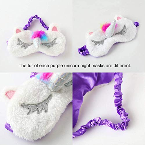 XCHAI Máscara de dormir infantil com 6 para meninas adormecidas máscara de olho feminino cobre o jog