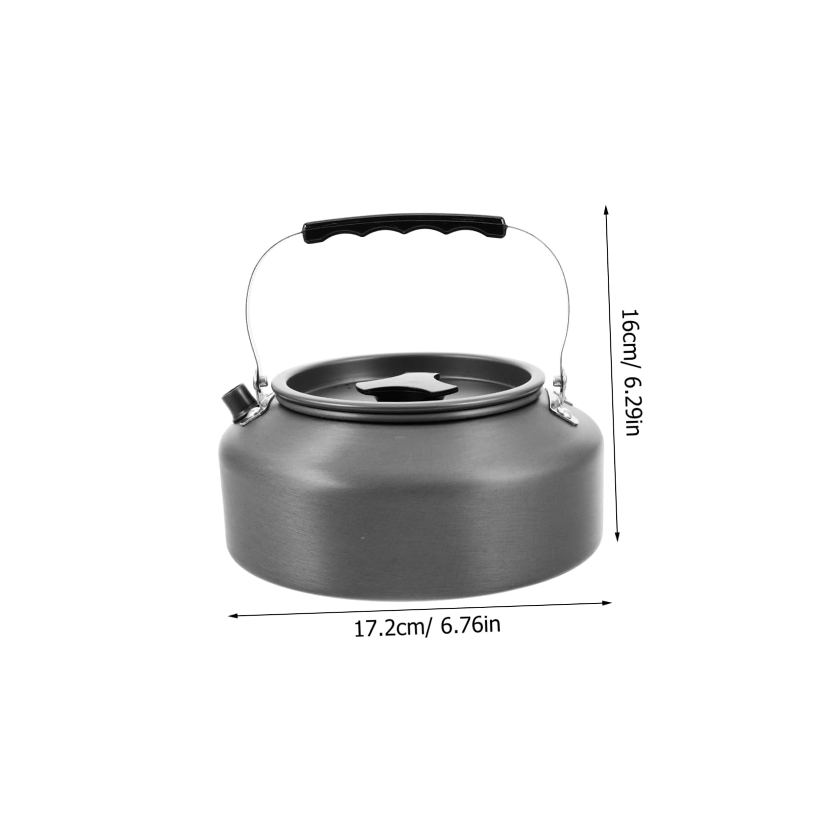 Portabler Teekessel 1, 6l aus Aluminiumlegierung für Camping