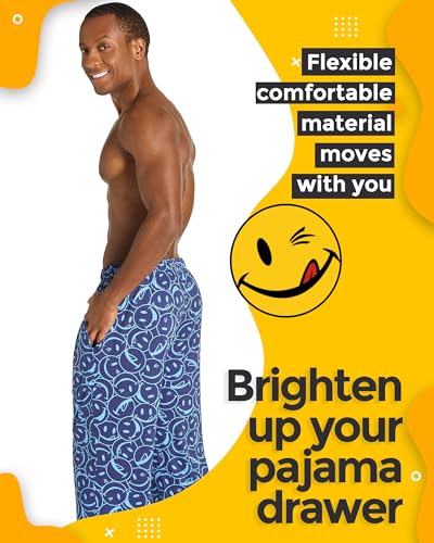 JOE BOXER Sleepwear Mens Pajama Pants, Yummy Jersey Printed Mens Sleep Pants with Pockets, Soft PJ Bottoms4