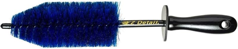 Escova para Limpeza de Rodas EZ Detail Little com Haste Flexível Azul 30,5 cm