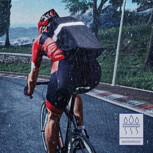 ZHYUAN Korbabdeckung,Fahrrad Korbabdeckung,Fahrradkorb Abdeckung,Korbabdeckung wasserdicht,Regenschutz Fahrradkorb für vorne, mit reflektierendem Streifen passt für die meisten Fahrradkörbe