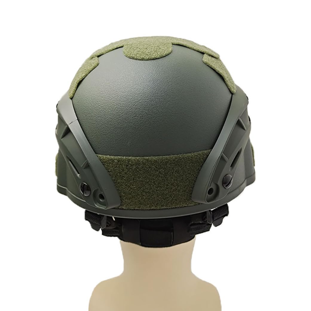 Casque Rapide, Casque Airsoft rembourré de Taille Libre de 56 cm à 60 cm, Protection Universelle pour Rail latéral réglable Paintball NVG pour la Chasse