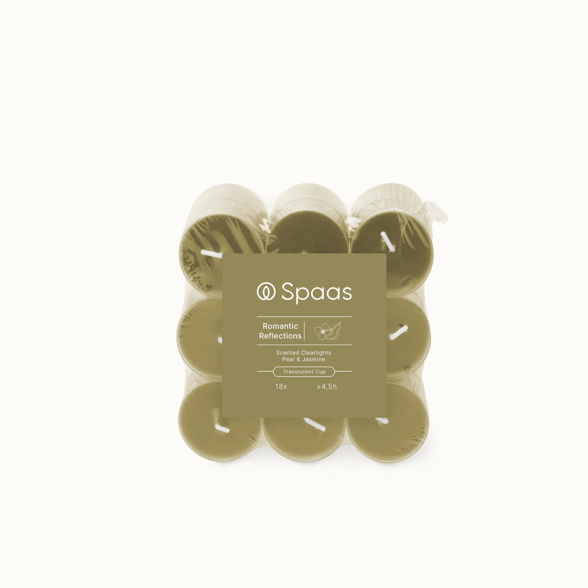 Spaas 144 Clearlights Profumate, ± 4.5 Ore, Pera e Gelsomino