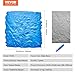 VEVOR Concrete Stamps Mat, 24 x 24 in, Concrete Texturing Skin Polyurethane Stamp Stone Tile Texture Mat, Slate floor Imprint Seamless Stamp Concrete Molds for Outdoor Decorative, Blue