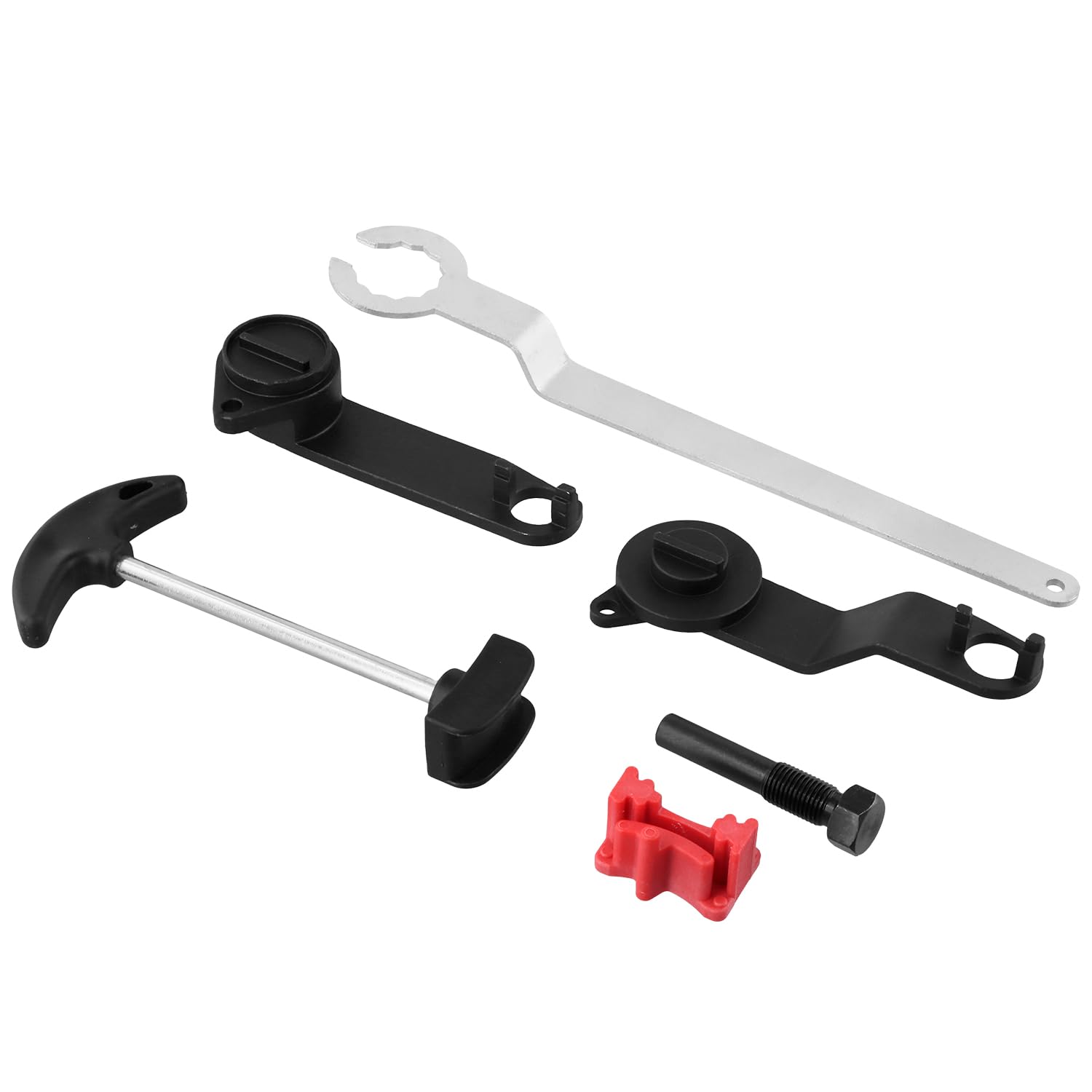 QWORK® Strumento per Cinghia di distribuzione, Strumento per Albero a camme, Strumento di Regolazione del Motore, Compatibile con Audi A3, Jetta, Skoda