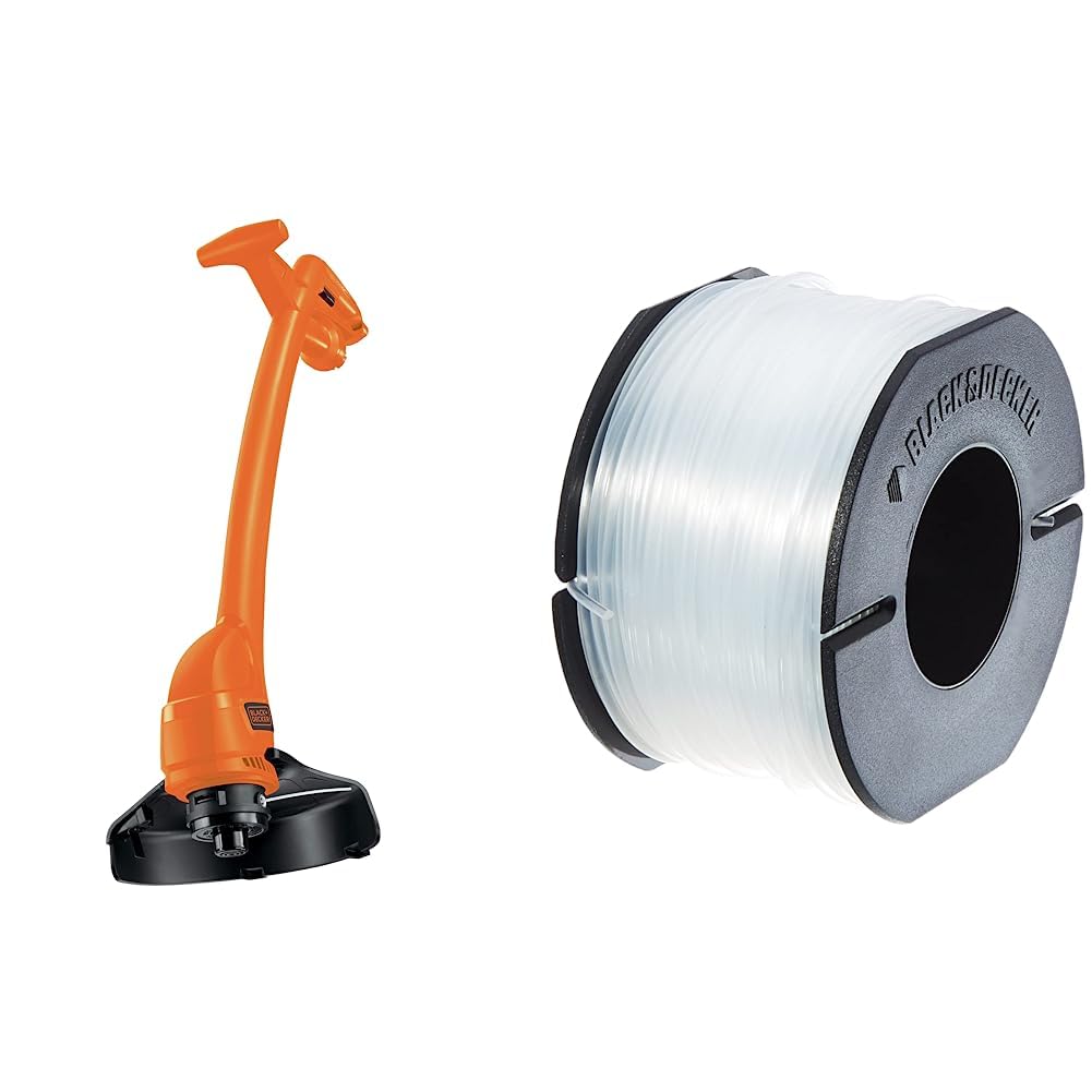 Coupe-Bordures Filaire BLACK+DECKER 350W GL360 avec Bobine de Rechange 25cm