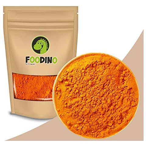 Kurkuma gemahlen naturbelassen Curcuma Pulver Gewürz Curcumin Gelbwurz ungeschwefelt unbehandelt ohne Zucker vegan Kurkuma Wurzel 500g Cover