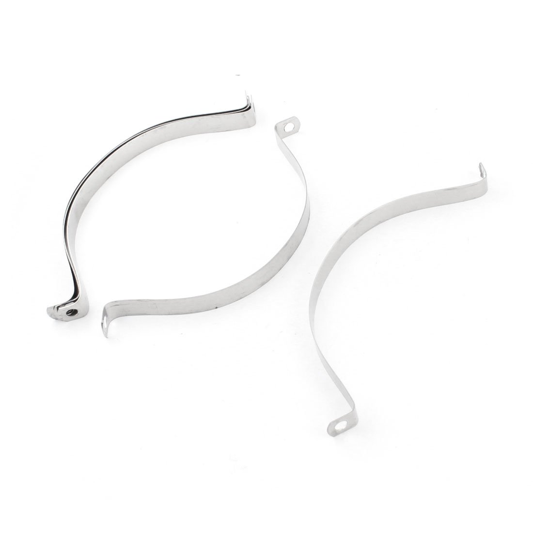 Uxcell Pipe Stainless Steel Hose Tube Clamp Support (5 Piece), 2