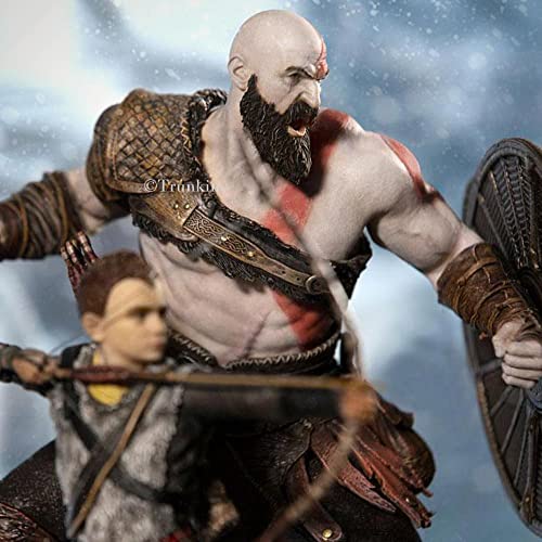 Trunkin God Of War Kratos & Atreus 19 Cms Action Figure Ultimate Game Action Figure Collectible Model #TOP6
