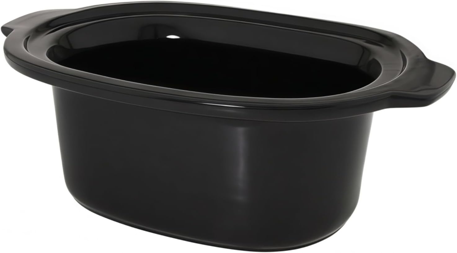 910003831 Slow Cooker Ceramic Liner Replacement, 6.5-quart, Black Ceramic, Compatible with All-Clad SD700450, SD700450/9J, SD700450/AL, SD700450/ALA, SD700450/C4A, SD700550/9J, SD700550/ALA