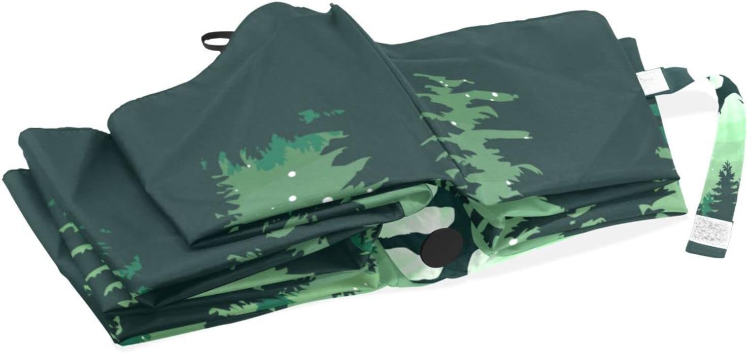 Automatic Umbrella One Touch Auto Open and Close Button Compact Travel Umbrella for Women Men Kid