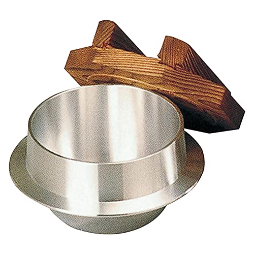 Tonamishouten Rice Pot, Easy to Make, 1 Pair of Rice, Wooden Lid, Made in Japan, Aluminum, Outdoor Activities, Camping, Direct Fire OK