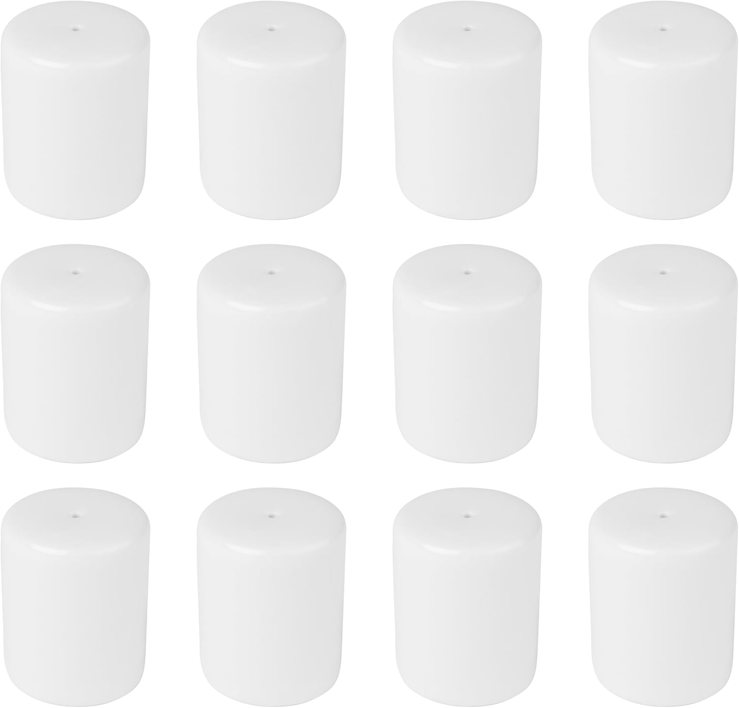 Athena Hotelware Salt Shakers in White Porcelain - Easy Refill - Robust and Functional - Pack of 12