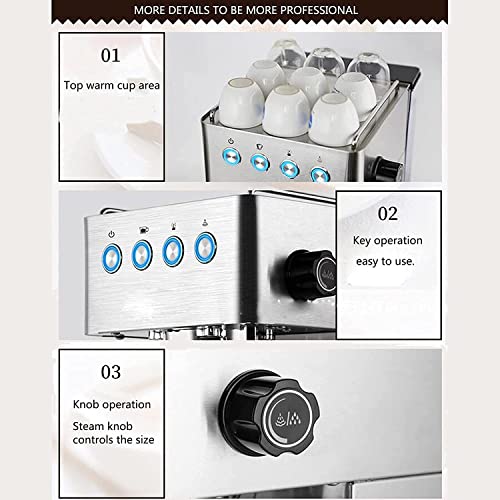 Cafetera Italiana con Boquilla de Vapor 1.7 L miniatura 5