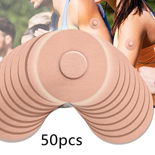 2x 50Pack Libre Sensor Covers Remendos Adesivos CGM Precut Sem No Centro À D'água Forte para Perman