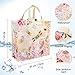NymphFable 6 Pcs Bolsa Compra Reutilizables Jardín de Libélulas Bolsas para Comestibles...