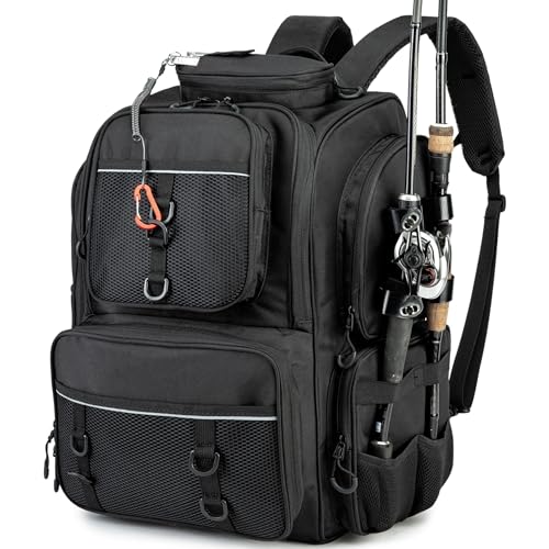 Best Fishing Backpack with Rod Holder & More (Reviewed)