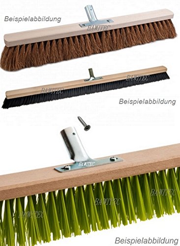Lot De 3 Supports De Manche De Balai En Métal - Pour Poignées De 23,5 Mm De Diamètre - Installation Avec Vis - Argenté