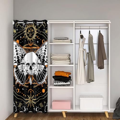 Castle Fairy Skull Butterfly Door Curtain 34