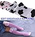 POEATEZO 3-12 Years Girls Knee High Socks Kids Funny Animal Pattern Warm Cotton Long Tall Boot Socks 6 Pairs (Cute Animals-C)