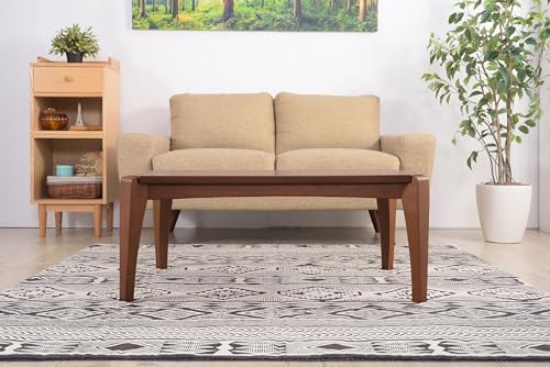 Image of AZUMAYA KT-109 Kotatsu Heater Table, W35.5 x D23.7 x H15.0 Inches, Natural Walnut and Rubber Wood Table Material, Home and Living, Rectangle Shape with Walnut Brown Color