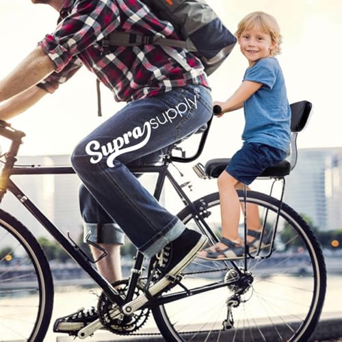 Apoio de Guidão e Pedal para Garupa Bicicleta Com Pedal Traseiro Bagageiro Infantil Supra Supply