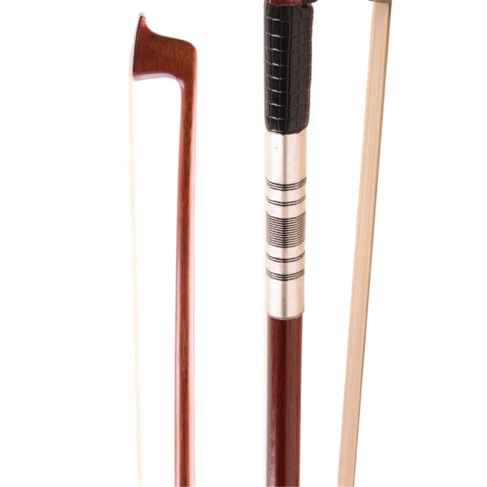 Arco Per Violino Archetto Per Violino In Legno Di Sandalo Verde Equiseto Bianco 4/4 Accessori