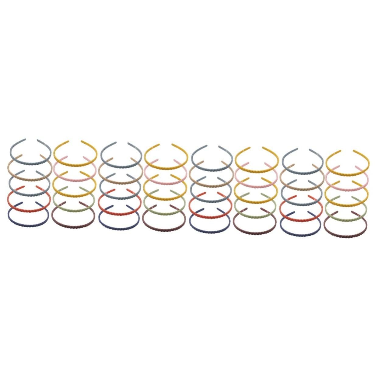 FRCOLOR 4 Juegos De Diademas Trenzadas Para Niñas Accesorios Para El Cabello Para Mujeres - Diadema Trenzada Para Peluca (10 Unidades)
