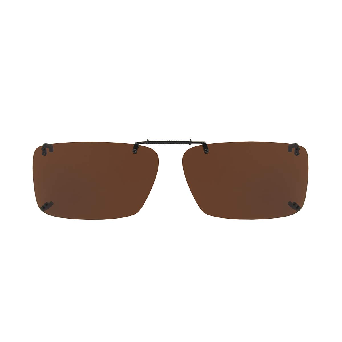 DiopticsSolar Shield-n Rec Rectangular Clip On Sunglasses