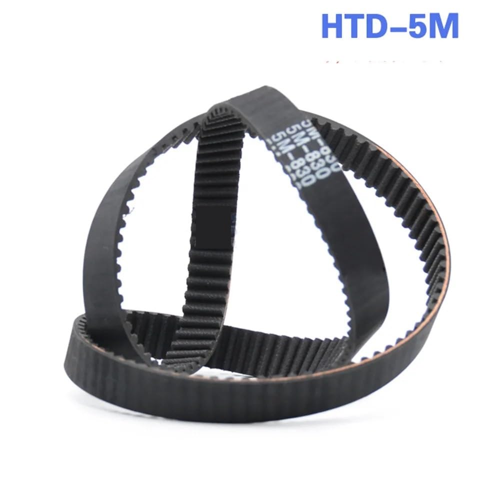 HTD 5M Cinghia dentata ad anello chiuso sincrona 175440 mm lunghezze 15 mm larghezza ideale per macchinari di precisione Trasmissione di potenza durevole e ad alte prestazioni.