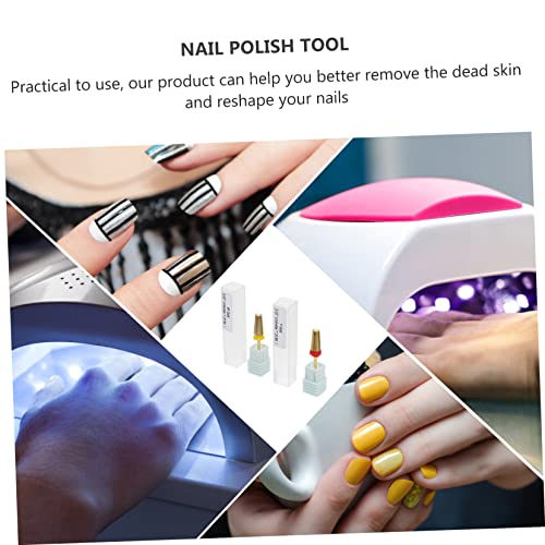 Beavorty 2 Pçs Cabeça De Moagem Profissional Ferramentas De Pedicure Ferramentas De Manicure Ferrame