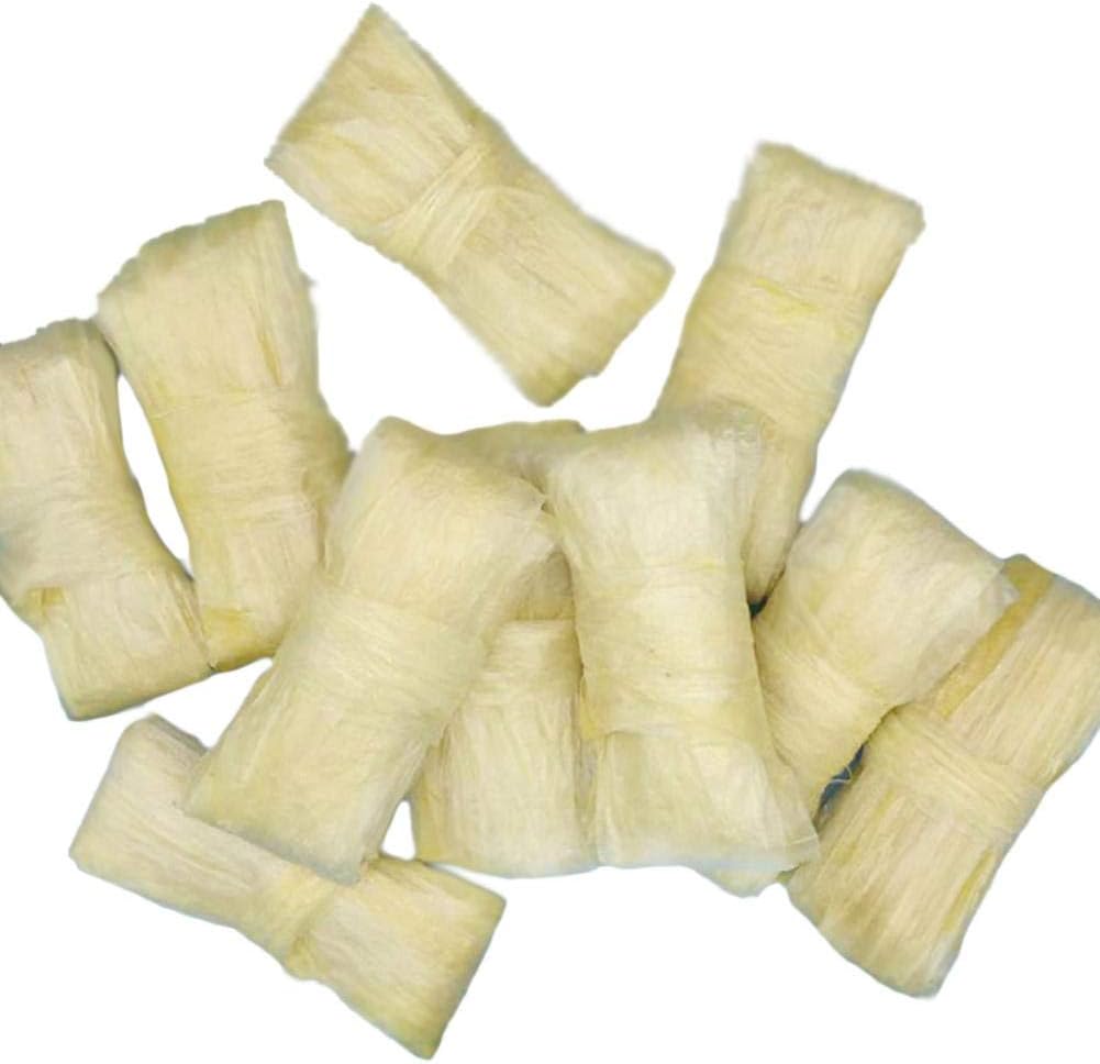 2.5m/8.2ft Sausage Casing 10PCS, Dry Fine Sheep Casing Natural Sheep Sausage Cover Total Sausage Skin