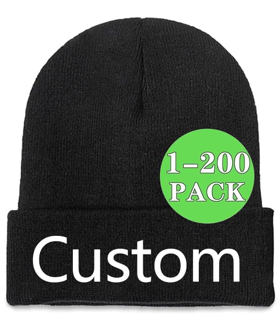 CustomCustom Beanie Design Your Own Text/Logo/Image Custom Winter Hat