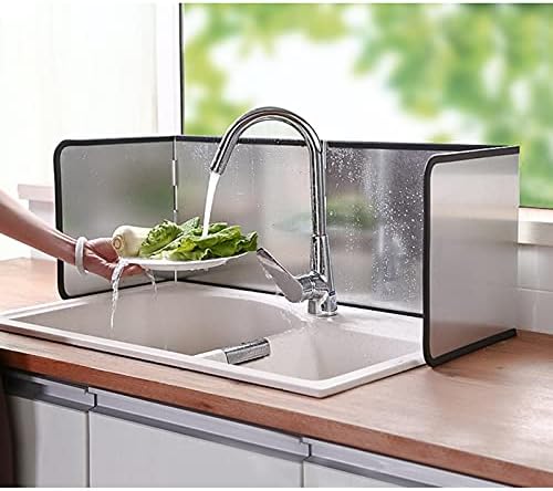 40CM Portable Stove Splatter Guard - Anti-Splatter Screen for Frying Pan, Grease Protection Cooking Shield, Heat Resistant Kitchen Essential, Easy to Clean & Store