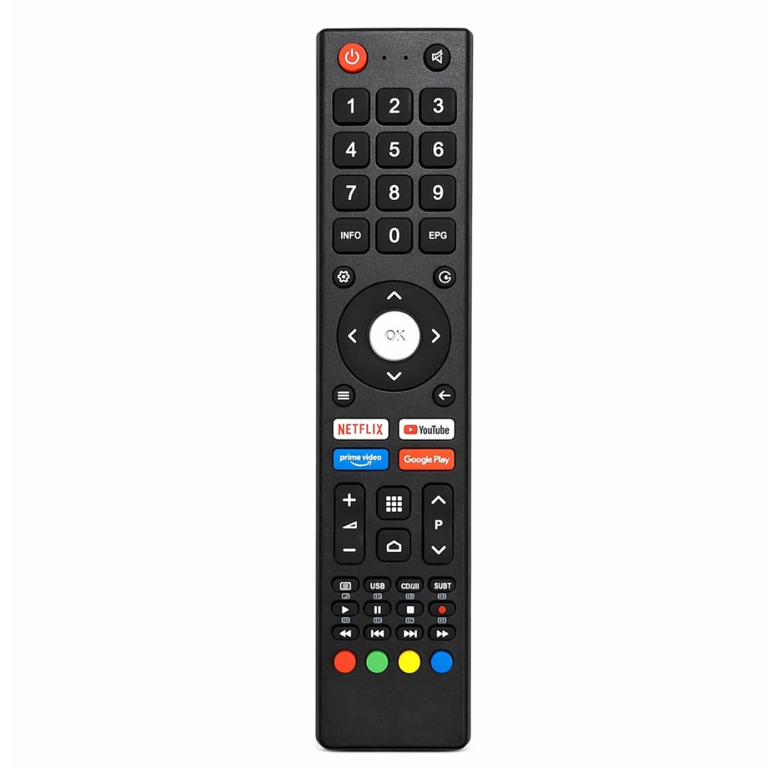 Supreme E-Commerce Compatible for BPL Tv Remote Control Suitable for Smart Android 4k LED UHD HD bpl Television with OTT Hotkey Without Voice Command (Please Match Old Remote Before Order)-image-11