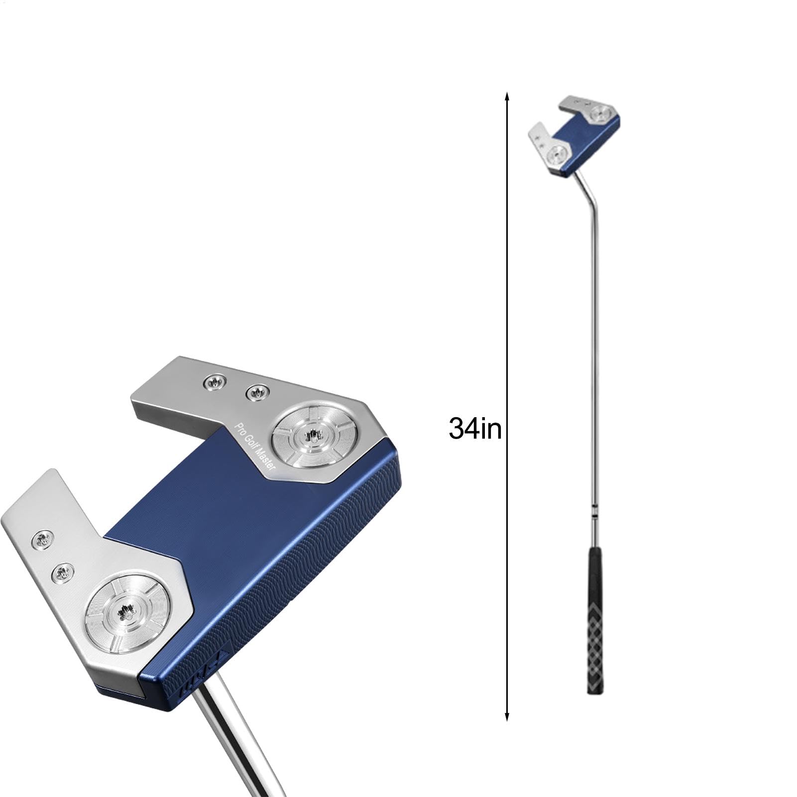 Golf Putter für Männer, bidirektionaler Putter, Balance-Putter für Golfs | Putter für drinnen und draußen, Putter für rechts oder links, Golf-Putter