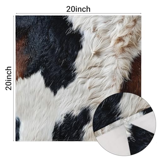 Set de 6 Servilletas de Tela Estampado Vaquero 20x20 pulg miniatura 3