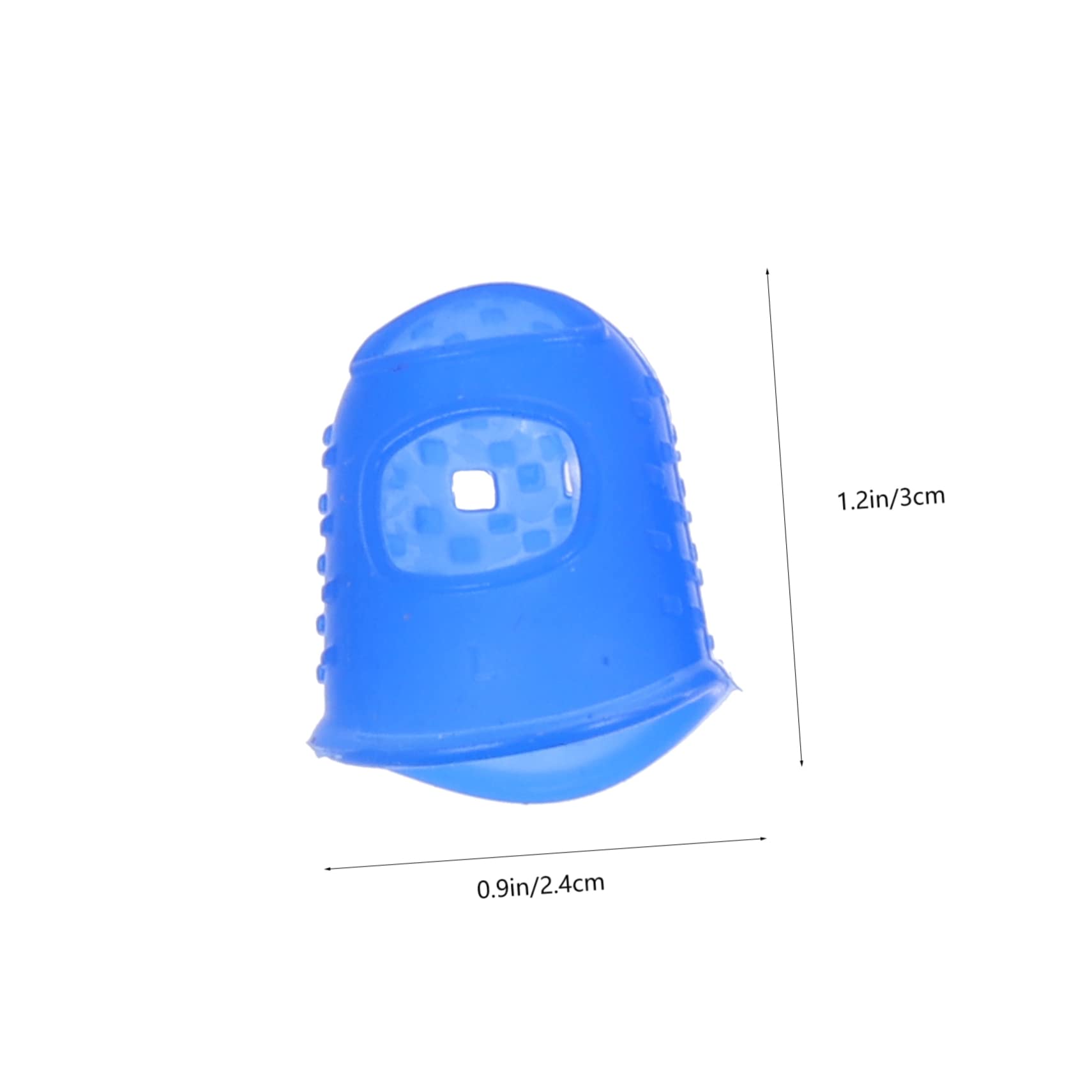 ERINGOGO 50pcs Guitar Practice Fingertip Covers Silicone Finger Protectors for Pain Relief Reusable Skin-friendly Light Pastel Colors