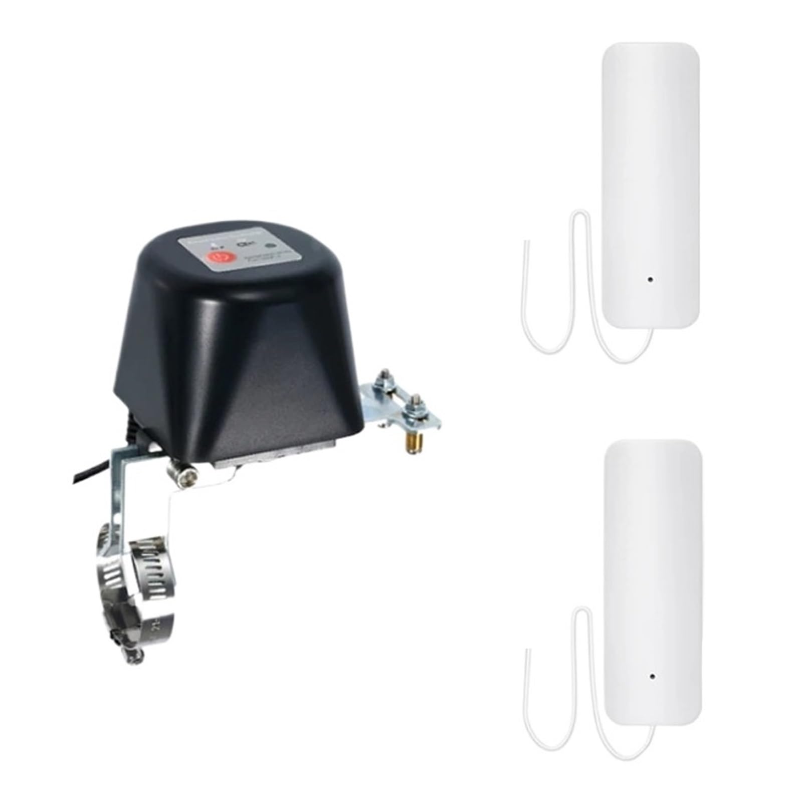 Zestaw Inteligentnego Systemu Wodnego Tuya Zigbee Wifi Alarm Wycieku Wody Czujnik Inteligentny Kontroler Zaworu Kulowego Automatyczne Otwieranie Zamykanie SmartLife OszczęDność Wody(Zigbee)