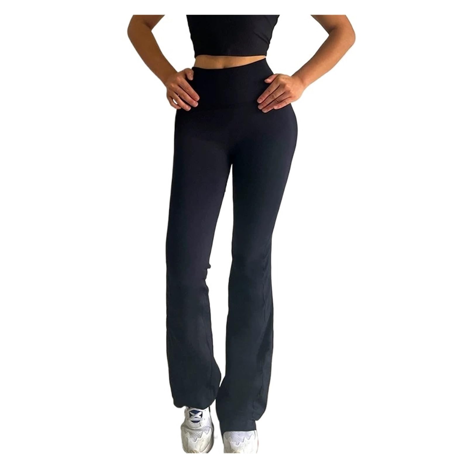 Leggins Mujer Push Up Pantalones de Yoga for Mujer, Ajustados, Acampanados, for Levantar la Cadera y Correr