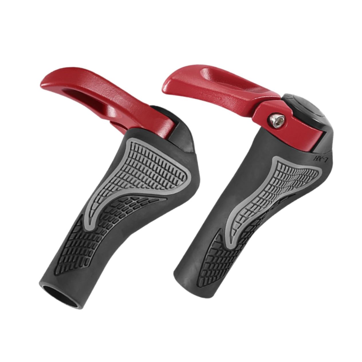 Toddmomy Couvercle de Guidon en Alliage en Aluminium poignées de vélo pour Montagne Monter Couverture de Guidon de vélo Protecteur de Guidon de vélo Caoutchouc Rouge
