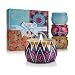 YMING Scented Candles 4 Pack Gift Set, 100% Natural Soy Wax 4.4 Oz Portable Travel Tin Candles for Stress Relief and Aromatherapy