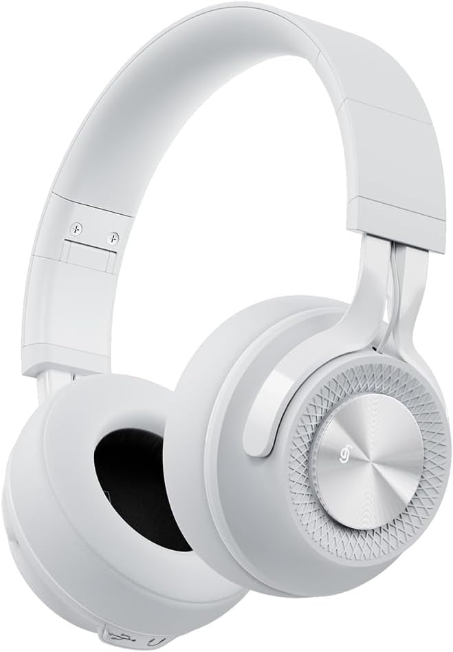 Bluetooth Headphones Over-Ear, 60H Playtime and with Low Latency Wireless Headphones with Microphone, HiFi Stereo Foldable Lightweight Headset, Deep Bass for Home Office (Grey) Bluetooth Headphones Over-Ear, 60H Playtime and with Low Latency Wireless Headphones with Microphone, HiFi Stereo Foldable Lightweight Headset, Deep Bass for Home Office (Grey)