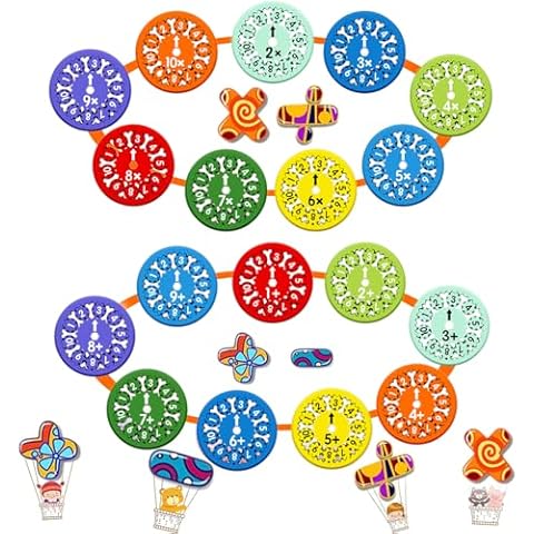 Math Fidget Spin Dice Educational Toy Set Cover