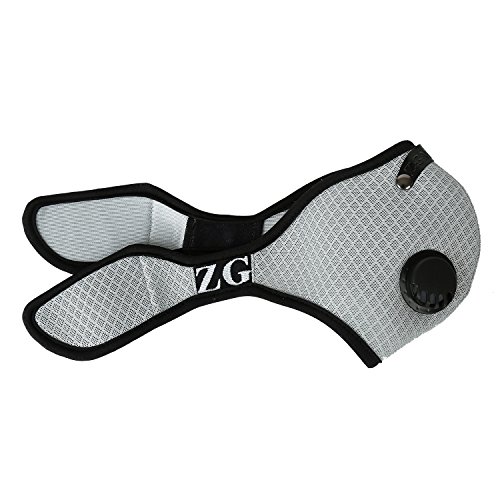 ZG Mask Active Carbon Filters Anti-dust Mesh Half Face Mask (Silver, XL) - //coolthings.us