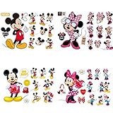 ● Anweisung: Wandtattoo minnie und mickey es wird leicht auf irgendeine saubere / trockene oberfläche angewendet; nicht geeignet für unregelmäßig, rauh