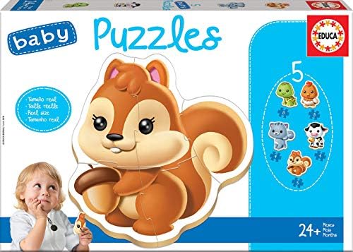 Educa - Baby Puzzles Animales. Set de 5