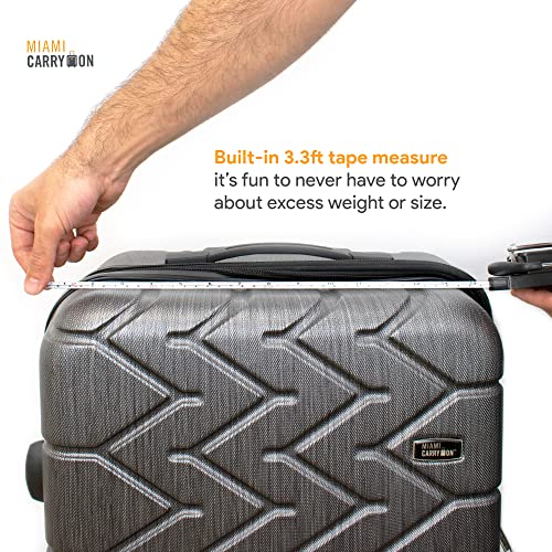 Image of Mechanical Luggage Scale with Tape Measure, Up to 80 Pounds (Orange)