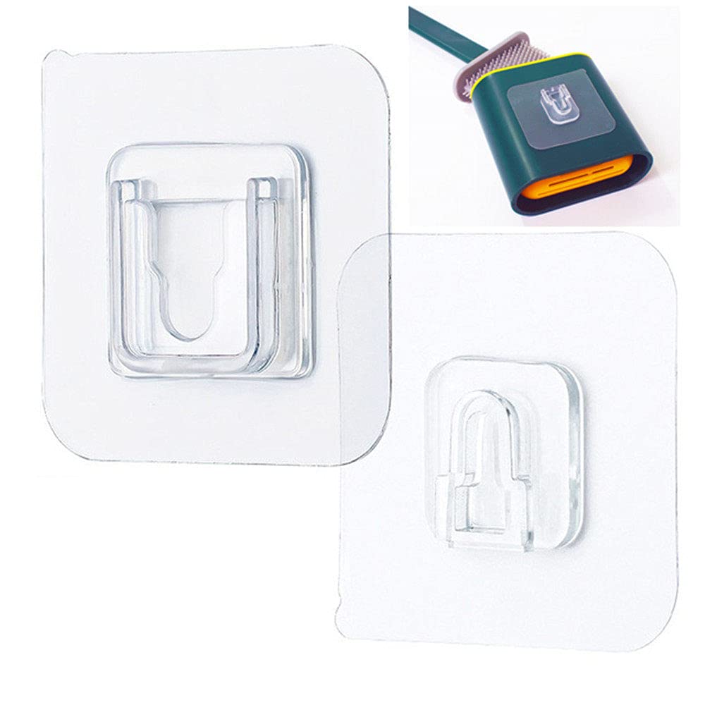 Set Di 4 Ganci Da Parete Riutilizzabili, Carico Potente 5 Kg, Gancio A Ventosa Da Bagno, Porta - Foto 3