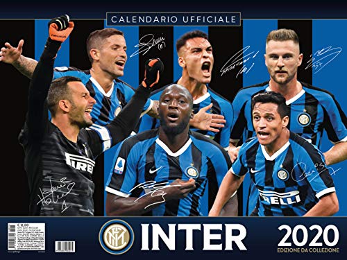 calendario INTER 2020 prodotto ufficiale cm 44x33